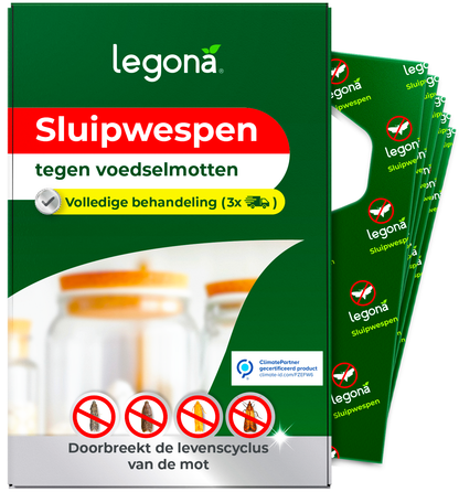 Sluipwespen tegen voedselmotten