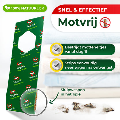 Sluipwespen tegen kledingmotten