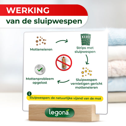 Sluipwespen tegen kledingmotten