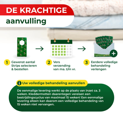 Sluipwespen tegen kledingmotten