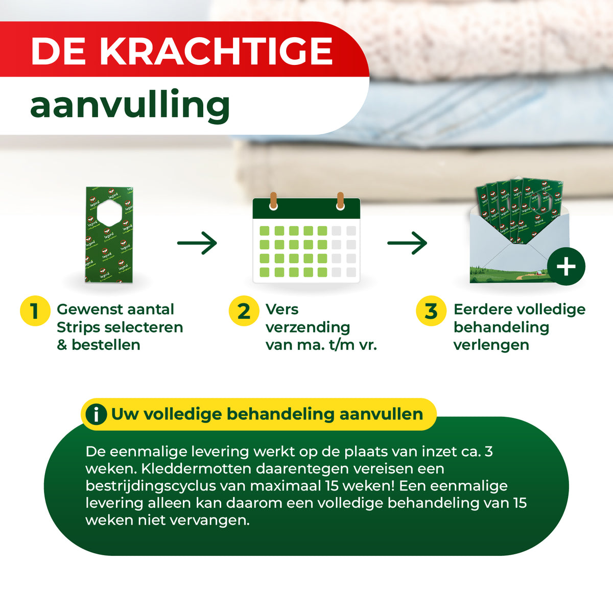 Sluipwespen tegen kledingmotten