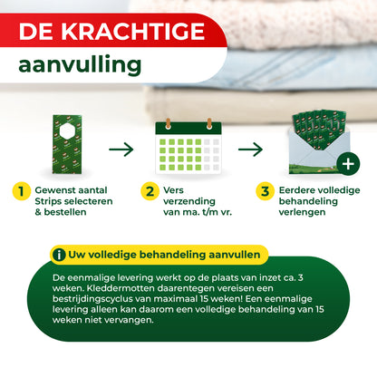 Sluipwespen tegen kledingmotten