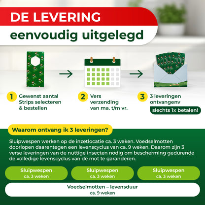 Sluipwespen tegen voedselmotten