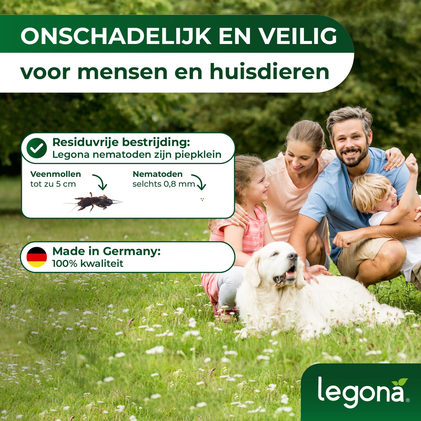 Aaltjes tegen veenmollen en langpootmuggen