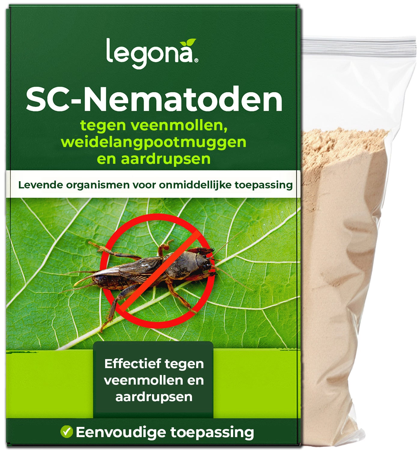 Aaltjes tegen veenmollen en langpootmuggen