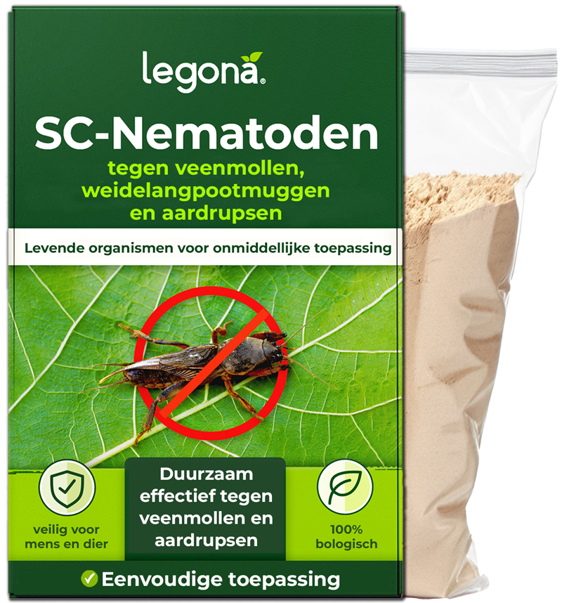 Aaltjes tegen veenmollen en langpootmuggen