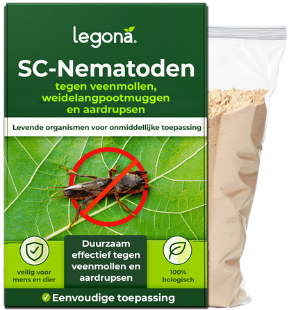 Aaltjes tegen veenmollen en langpootmuggen