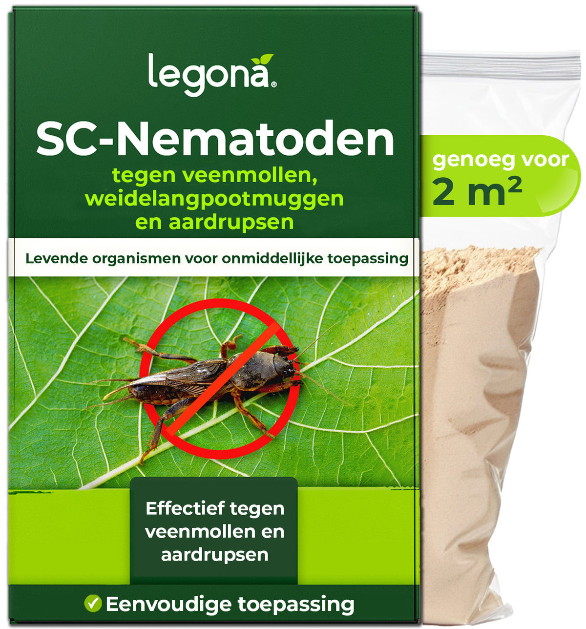 Aaltjes tegen veenmollen en langpootmuggen