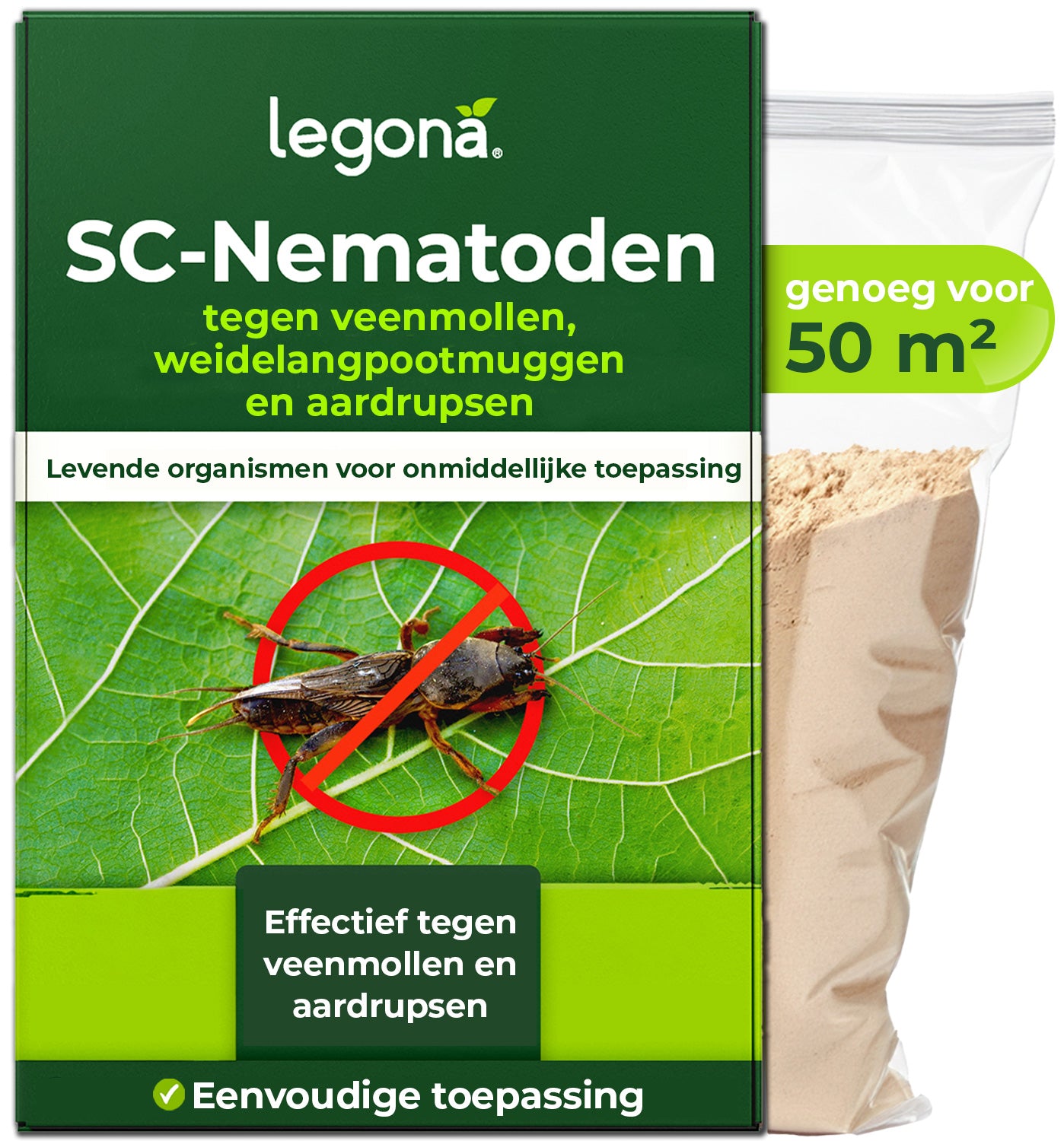 Aaltjes tegen veenmollen en langpootmuggen