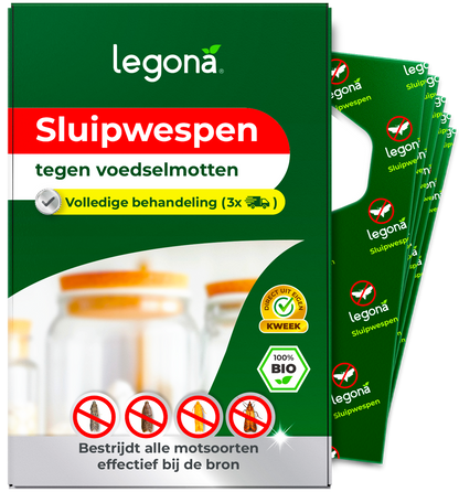 Sluipwespen tegen voedselmotten