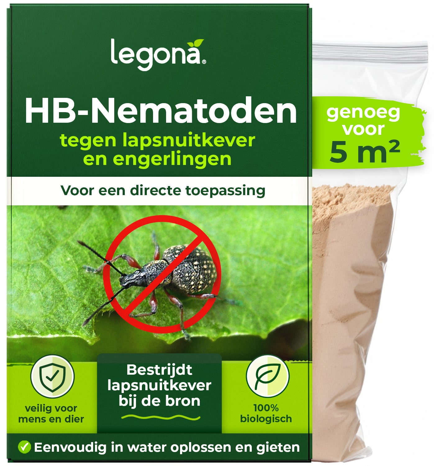 HB-Nematoden tegen lapsnuitkevers en engerlingen